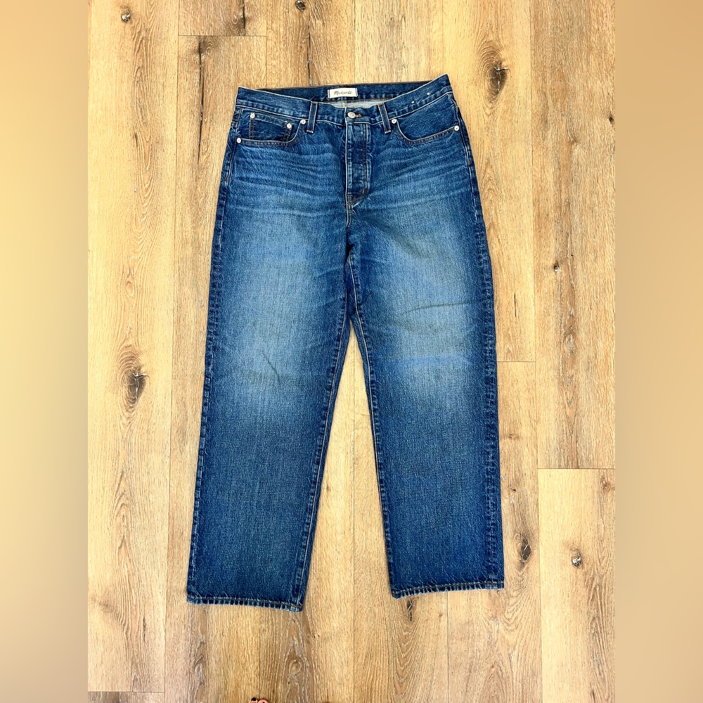 MADEWELL LOW SLUNG STRAIGHT DENIM